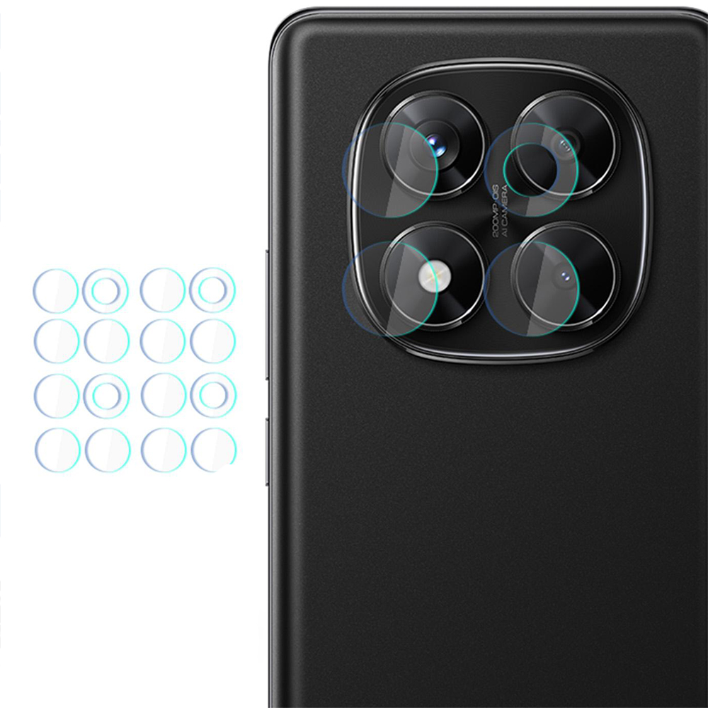 Osłona na aparat 3mk Lens Protection dla Redmi Note 14 Pro 4G, 4 zestawy.